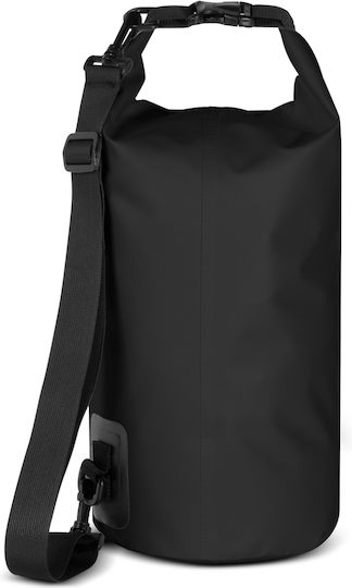Hurtel Wasserdichte Tasche Umhängetasche mit einer Kapazität von 10 Litern Schwarz