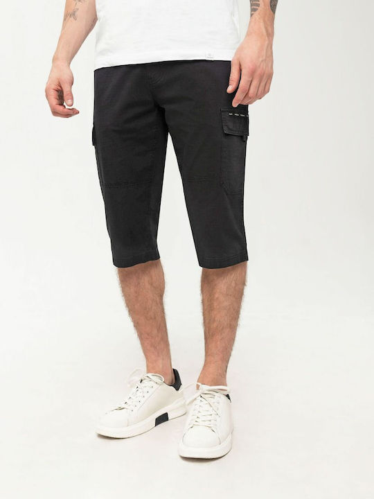 Volcano P-LUIS Herren Cargo Shorts - Schwarz