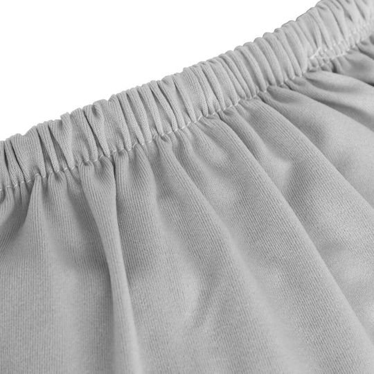 vidaXL Elastic Cover for Three Seater Sofa Gray 195εκ. 1pcs 332942