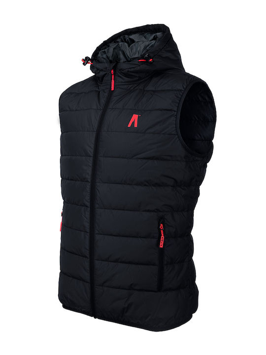 Alpinus Men's Sleeveless Puffer Jacket Black