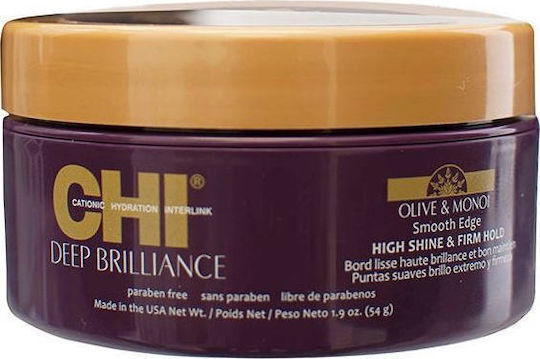 Farouk Deep Brilliance Smooth Edge Hair Styling Cream for Shine with Strong Hold 54g