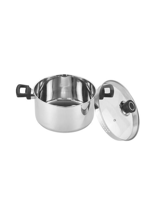 Luigi Ferrero Deep Stainless Steel Pot 7lt / 26cm