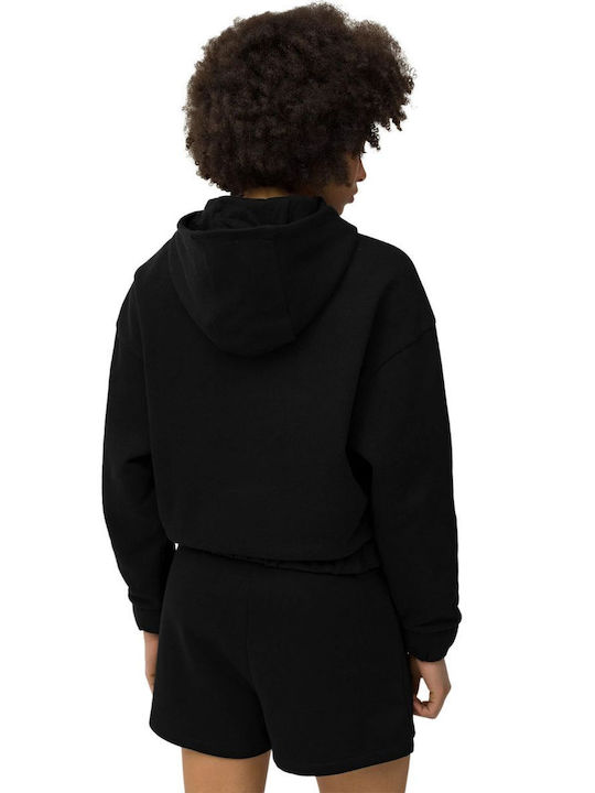 4F Women's Hooded Sweatshirt Black