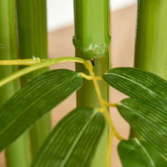 Künstliche Pflanze im Topf Bamboo Grün 140cm HomCom