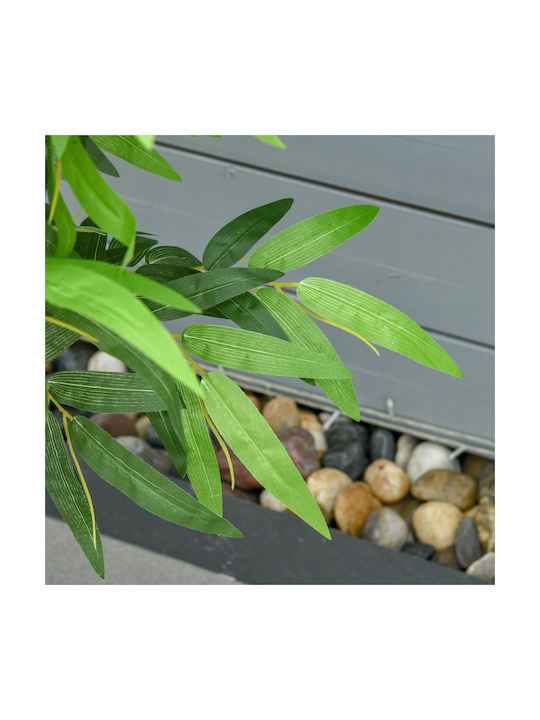 Artificial Plant in Pot Bamboo Green 140cm HomCom