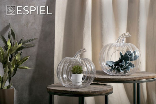 Espiel Dekoratives Apfel Apfel aus Glas 20x20x23cm 1Stück Espiel Dekoratives Apfel Apfel aus Glas 20x20x23cm 1Stück