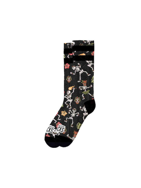 American Socks Signature Dancing Skeletons Herren Socken Schwarz 1Pack