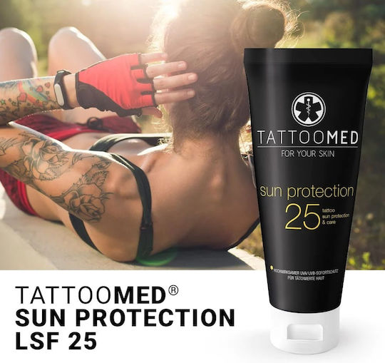Tattoomed Sonnenschutz SPF25 Creme für Tattoo 100ml