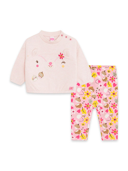 Tuc Tuc Kids Set with Leggings & Jacket Winter 3pcs Fuchsia