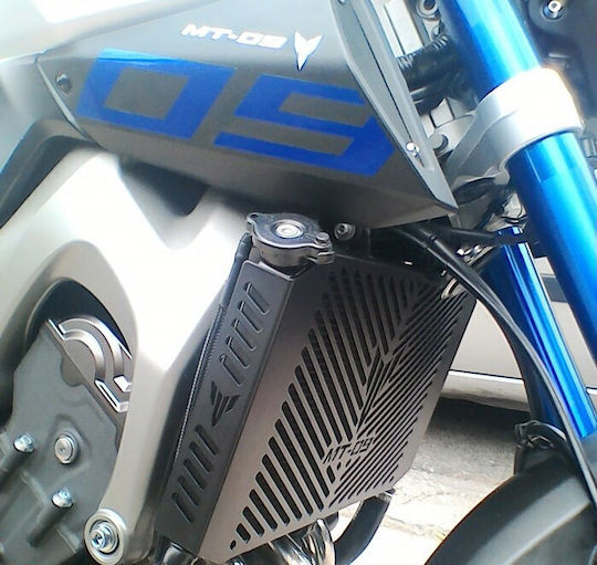Moto Discovery Motorcycle Radiator Protector Yamaha MT-09 Black