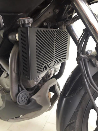 Cosmo Προστατευτικό Ψυγείου Μοτοσυκλέτας Honda NC700X Μαύρο