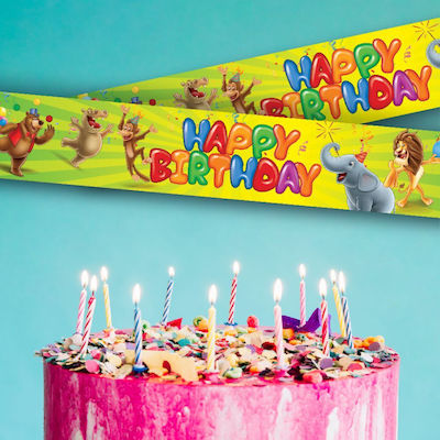 Banner Happy Birthday 10x70 cm 08 3 τεμ. ArtGraphix