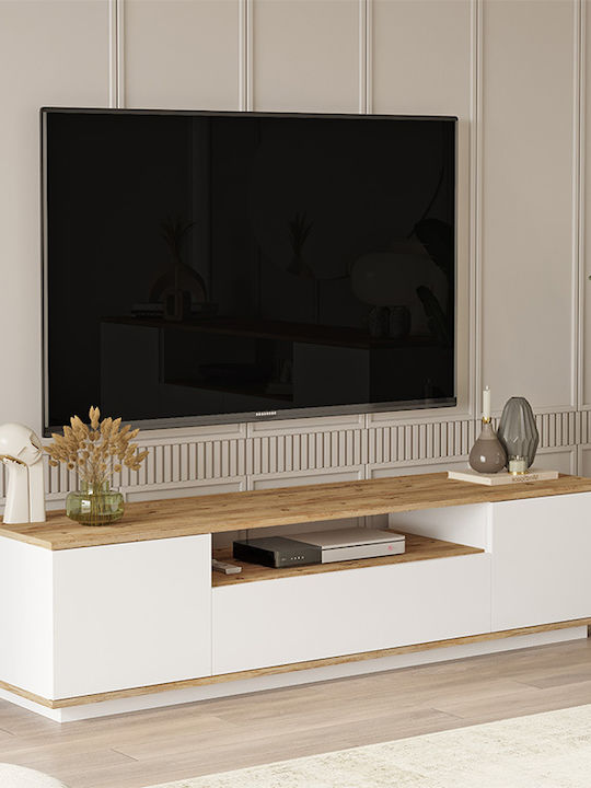 TV Stand Soren White L180xD44xH46cm