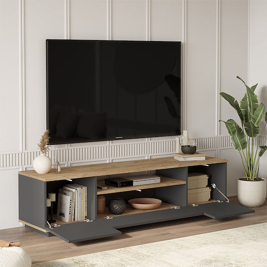 Stand TV Soren Gri L180xA44xÎ46cm