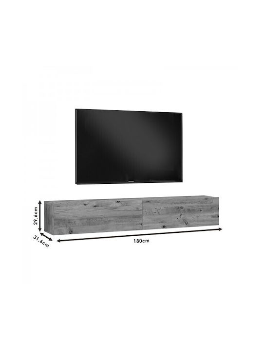Έπιπλο Τηλεόρασης Dello Μπεζ Μ180xΠ31.6xΥ29.6cm