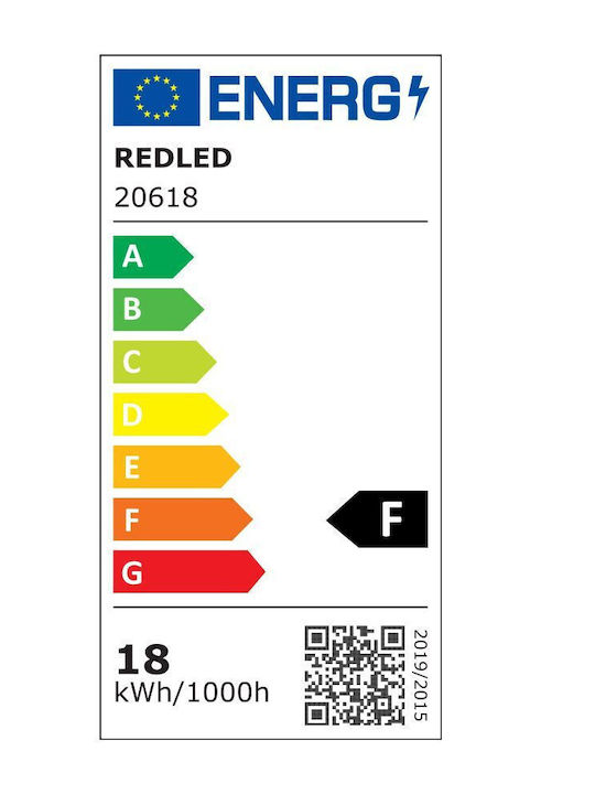Redled Rund Vertieft LED Panel 18W mit Natürliches Weiß Licht 4000K