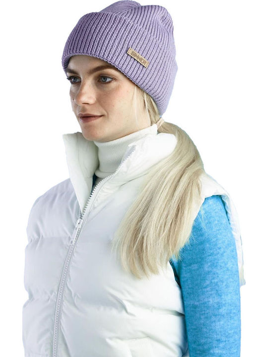 Knitted Beanie Cap Light Blue
