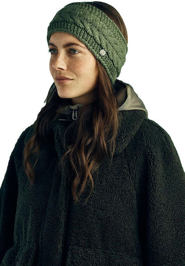 Unisex Bandă pentru cap Tricotat în culoarea Verde