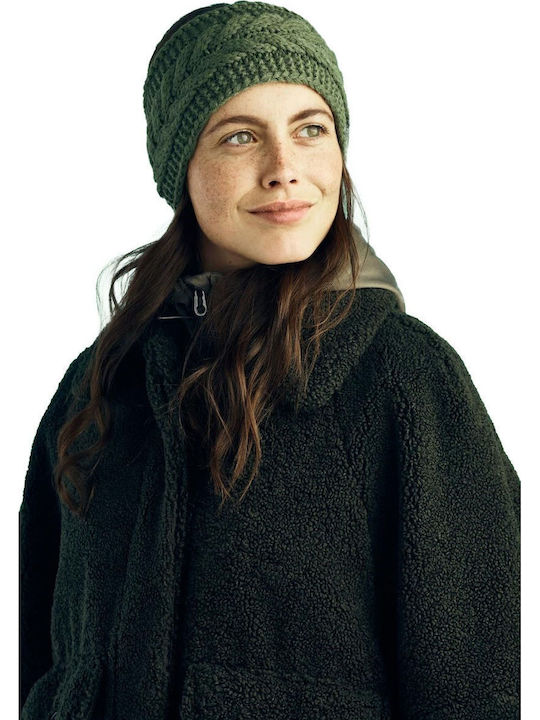 Unisex Headband Πλεκτό σε Πράσινο χρώμα