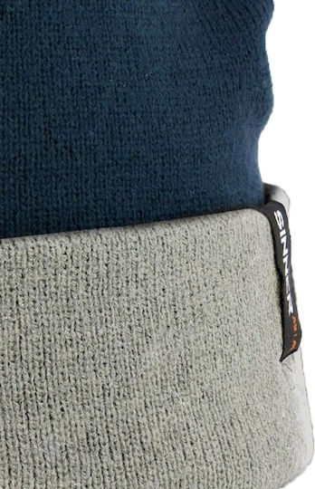 Beanie Unisex Beanie Knitted in Blue color