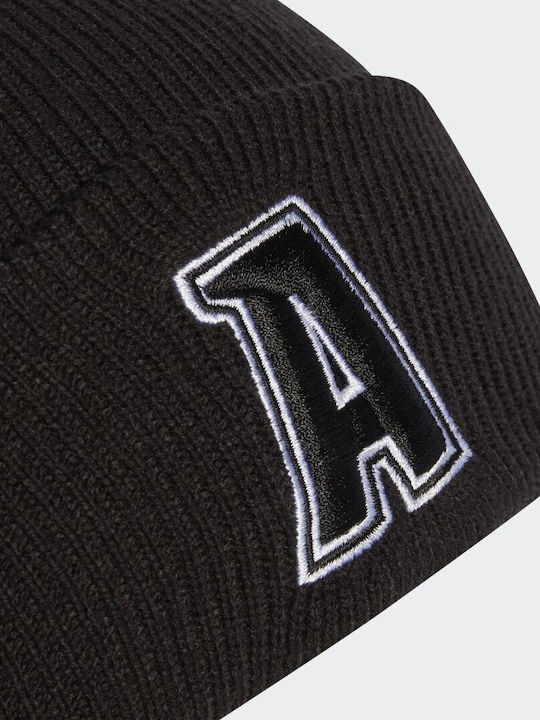 Adidas 2-Color Logo Logo Beanie Σκούφος Πλεκτός σε Μαύρο χρώμα