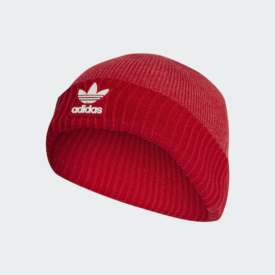 Beanie Unisex Beanie Knitted in Red color