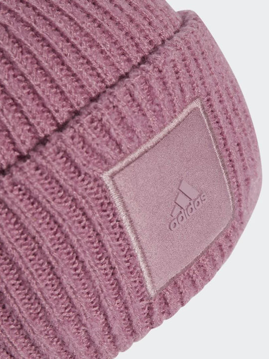 Performance Beanie Beanie Knitted in Pink color