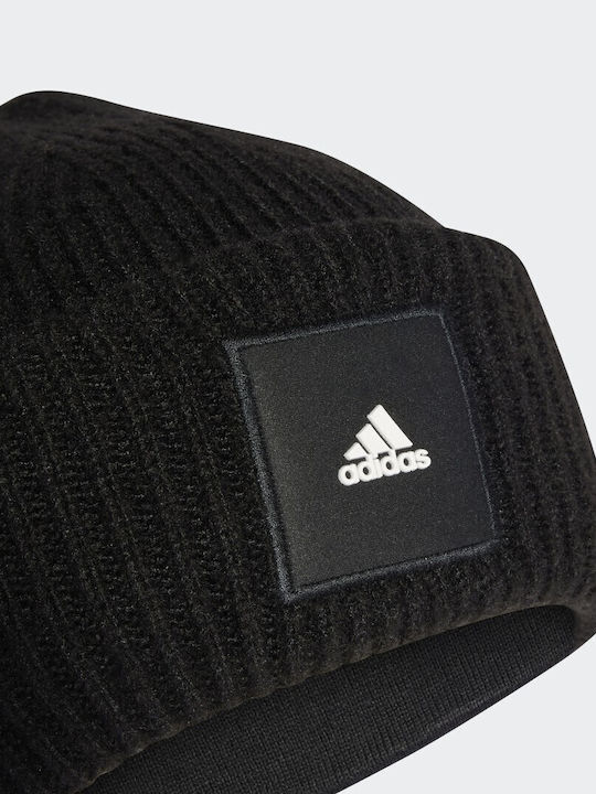 Adidas Wide Cuff Beanie Σκούφος Πλεκτός σε Μαύρο χρώμα