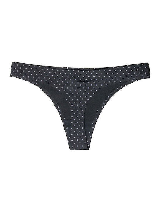 Ustyle Women's String Seamless Black