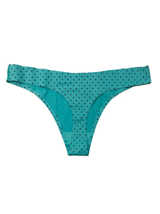 Ustyle Women's String Seamless Green