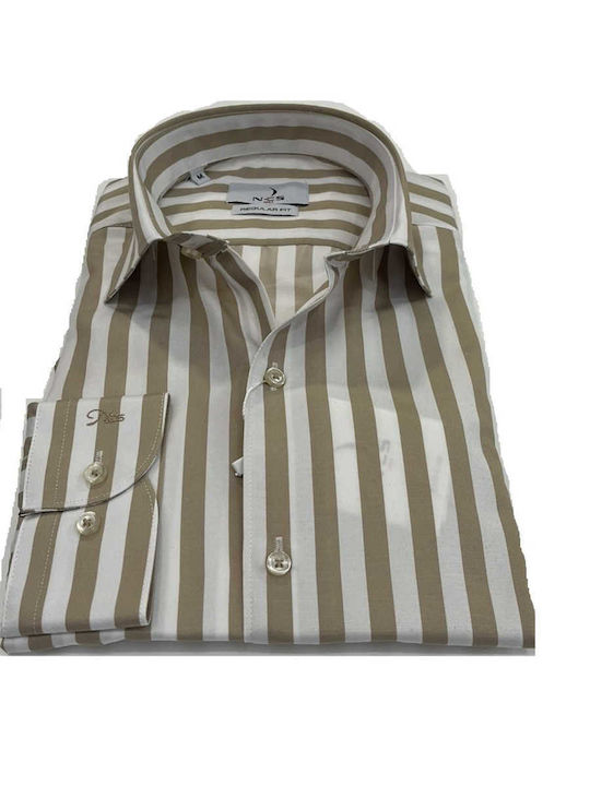 Men's Shirt Striped NCS N123-0056 MΠEZ