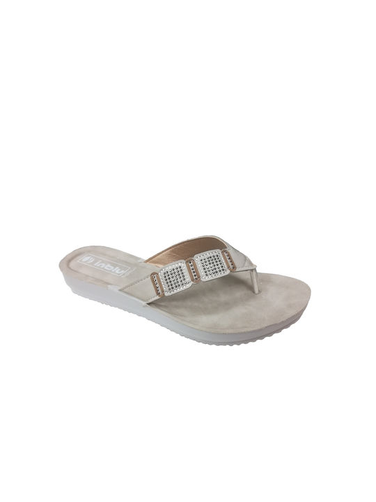 Inblu BM65 Damen Flache Sandalen Flatforms Ice