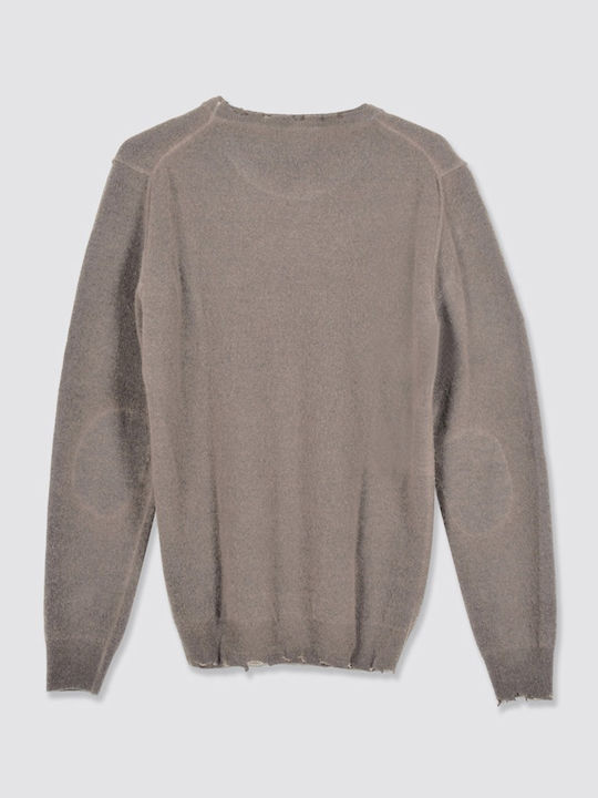 Dirty Laundry Herren Langarm-Pullover Beige