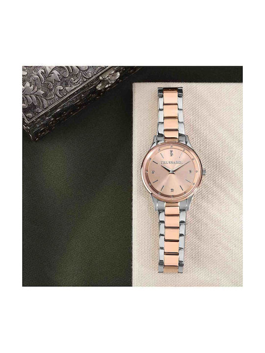 Trussardi Часовник с Метална Гривна
