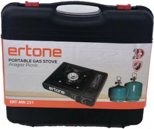 Ertone Ertone ERT-MN231NG Countertop Burner Flüssiggas Single Schwarz