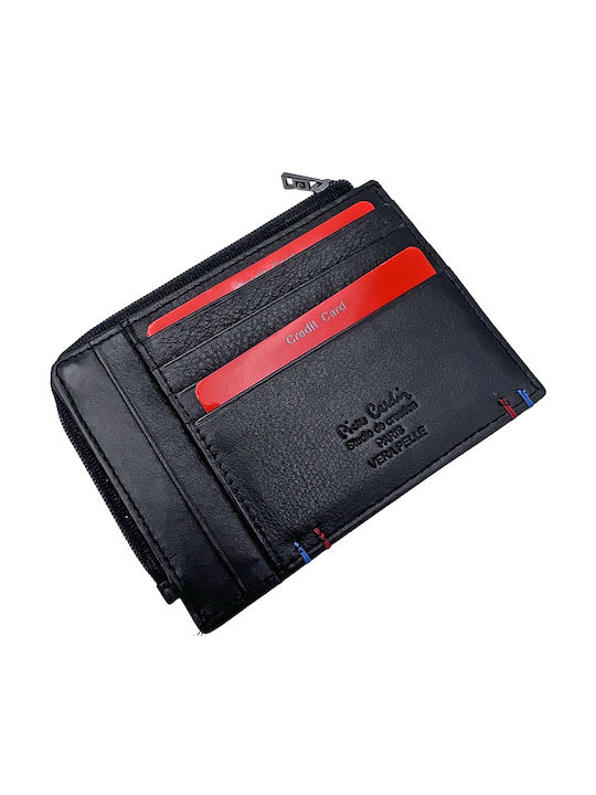 Leather Men's Wallet Cards Black