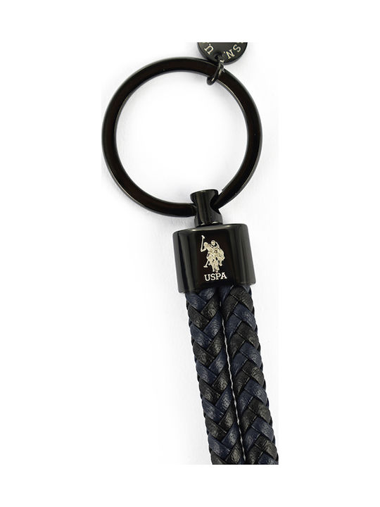 U.S. Polo Assn. Key Holder Leather Black