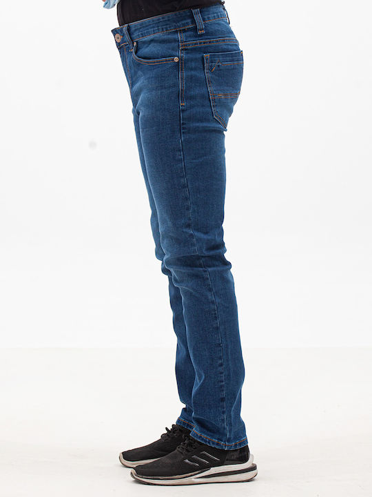 Beltipo 377-E5 Men's Jeans Pants in Straight Line Blue Α-ΠΑΝΤΕΛΟΝΙΑ-377-E5(M8086)-14