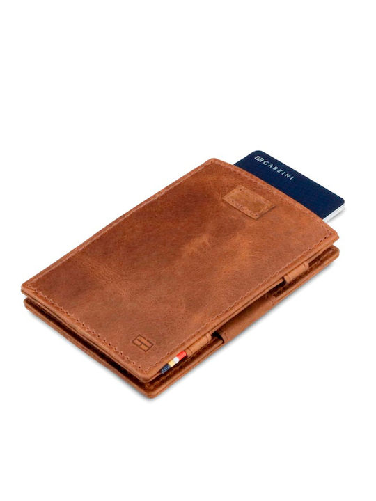 Ανδρικό Πορτοφόλι Καρτών με RFID Καφέ