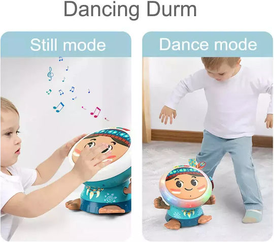 Hola Toys Musical Instrument Indian – Drum with Lights and Sounds for 18+ Months