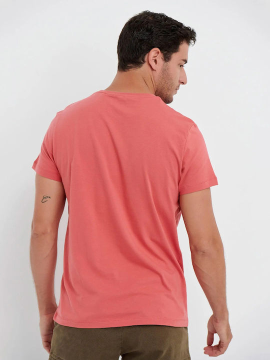 Garage Fifty5 Herren T-Shirt Kurzarm Rosa