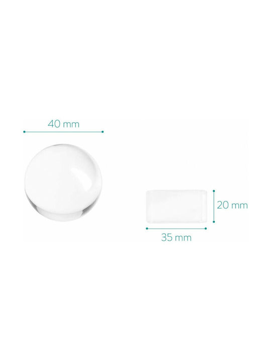 Navaris Διακοσμητικό Χώρου Glass Photo Ball από Κρύσταλλο 6.2x7.3x10.8cm