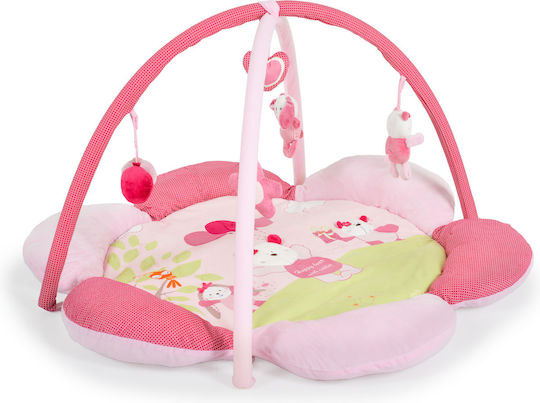 Moni Activity Playmat Flower Pink for 0+ months (LxWxH) 95x95x46cm