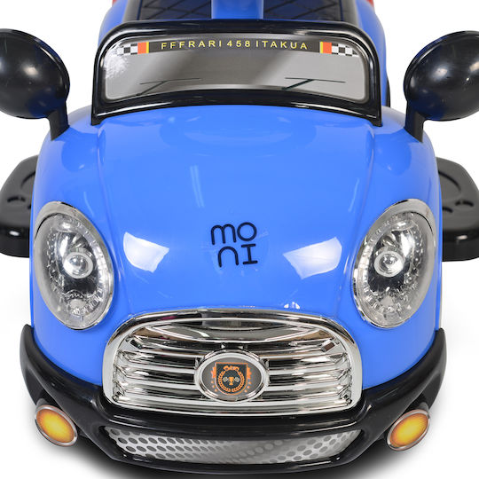 Moni Paradise Car Ride On With Parental Handle For 12+ Months With Sounds Blue