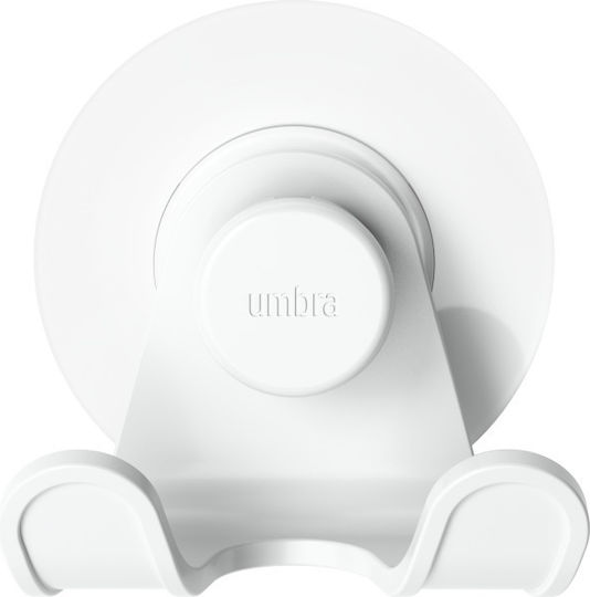 Umbra Plastic Wall Hanger 2 Hooks White 8x8x6cm