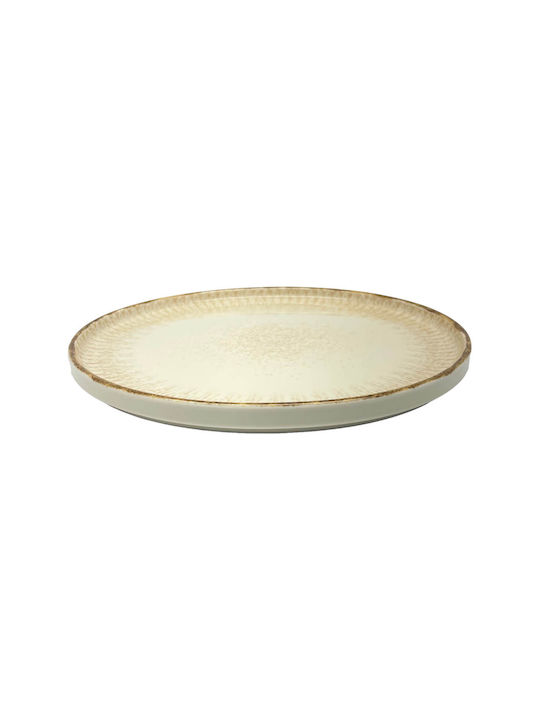 Ankor Plate Desert made of Porcelain White with Diameter 22cm