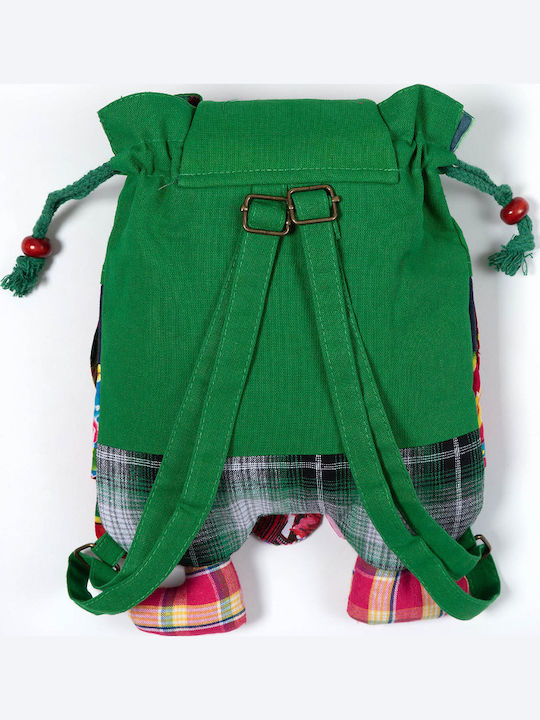 Silk Fashion Bufniță Geantă pentru Copii Săculeț Verde 24buccm.