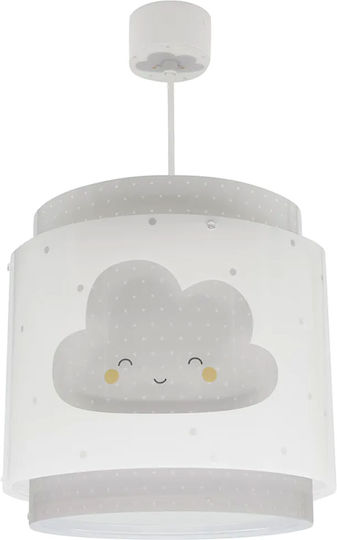 Ango Baby Dreams Единична светлина Детска таванна лампа Окачен от Пластмаса 15W с Гнездо E27 Сив 26x25см