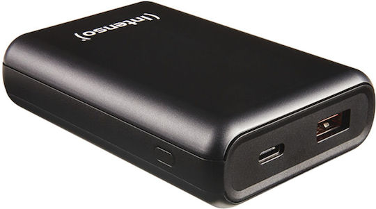 Intenso A10000 Power Bank 10000mAh 20W με Θύρα USB-A και Θύρα USB-C Μαύρο