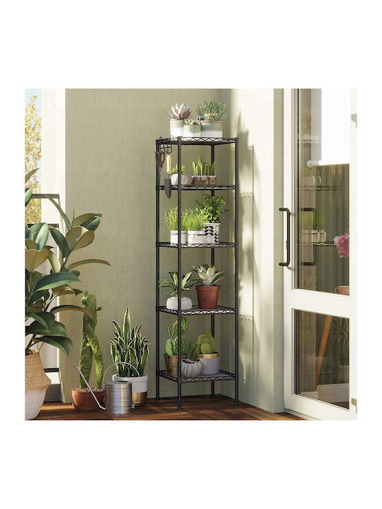 Bibliotecă Gri 30x30x123.5cm